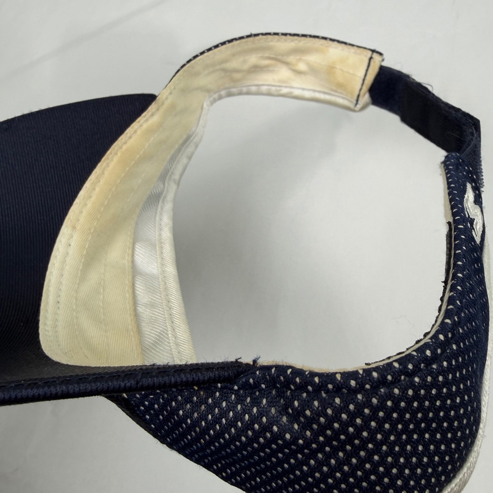 Starter Penn State Nittany Lions Visor Navy Blue White Mesh Adjustable PSU Hat - Picture 7 of 9